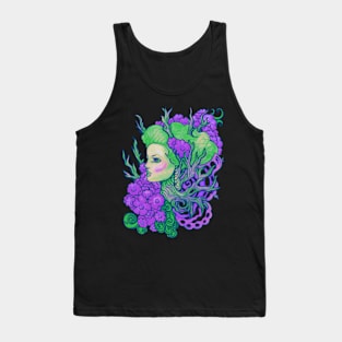 Purple Posy Spring Dryad Tank Top